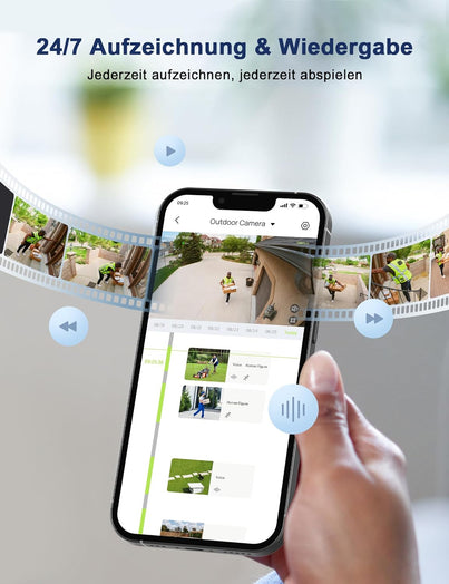 GK2 1080P Außenüberwachungskamera (Osaio-App)